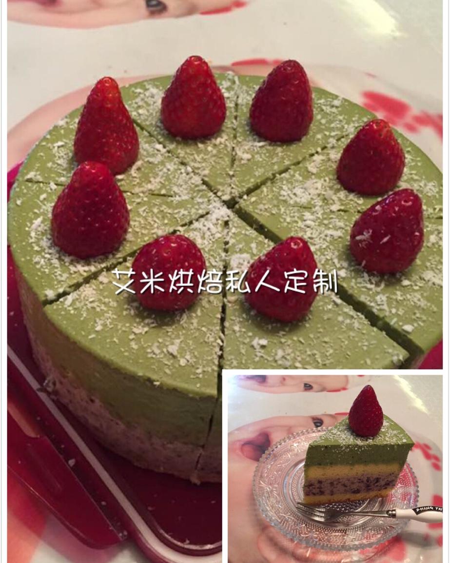 巧克力抹茶慕斯蛋糕