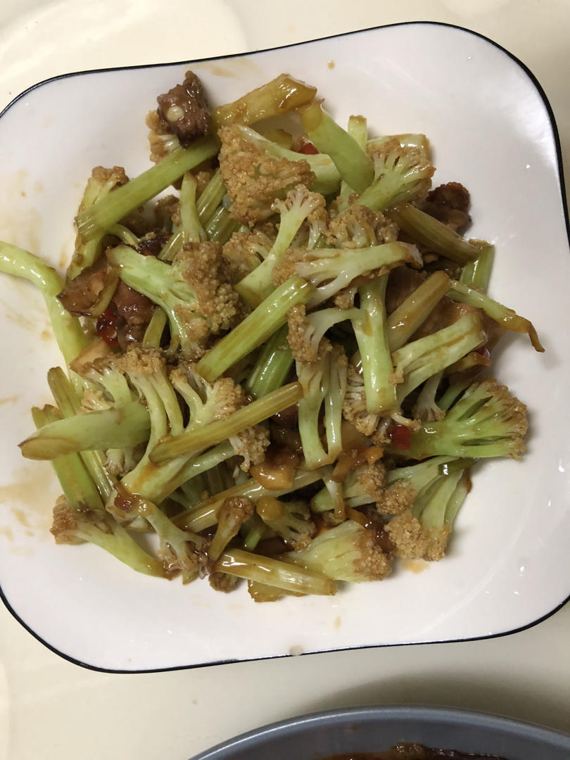 和饭店一个味道的干锅花菜