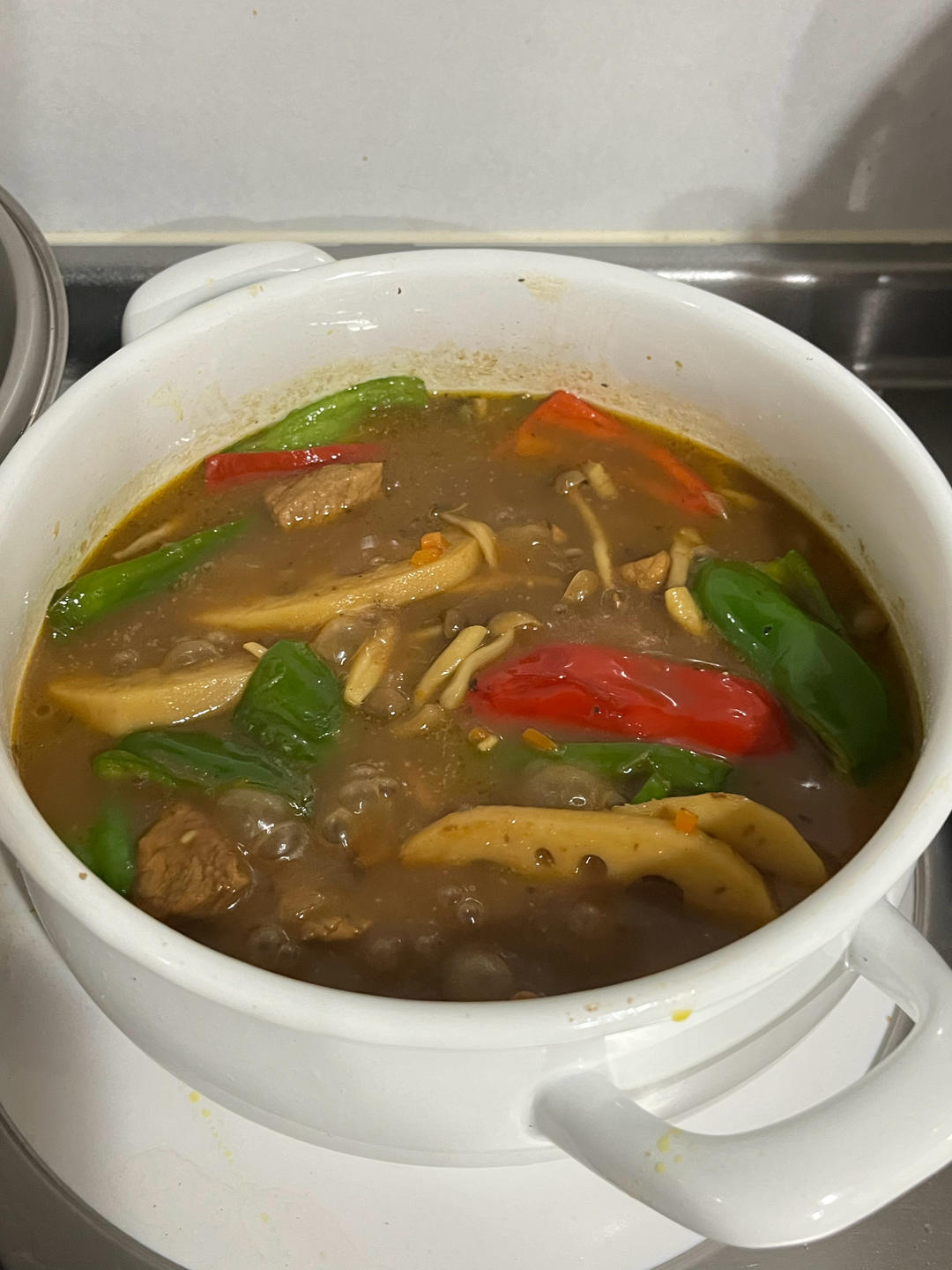 猪肉杂蔬汤咖喱