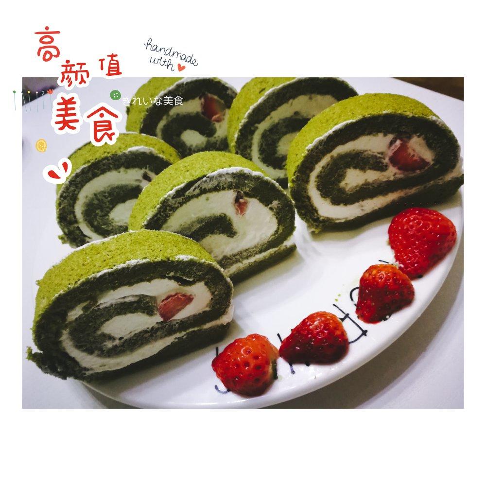 日式抹茶蛋糕卷