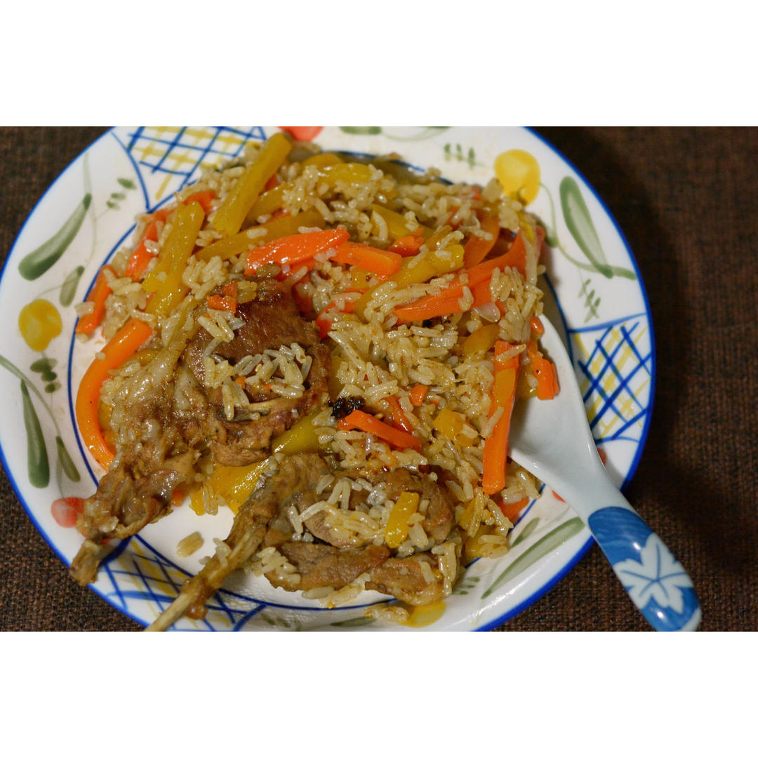 新疆羊排抓饭（出锅后米粒分明的秘密）