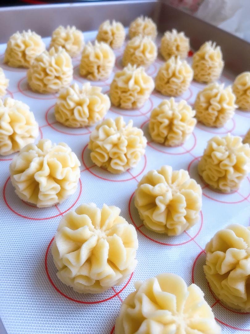 零失败花纹超级立体的黄油曲奇