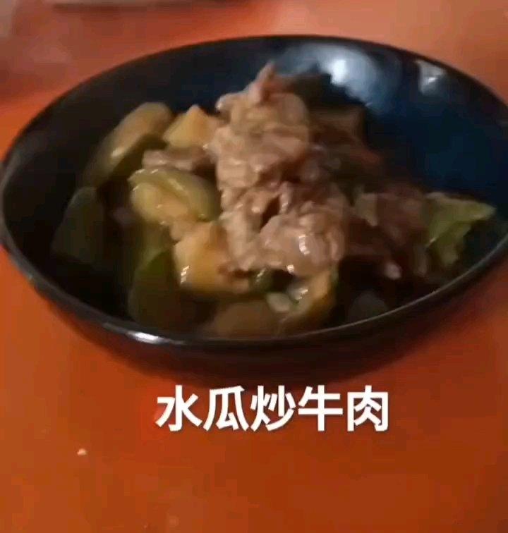 家常丝瓜炒肉