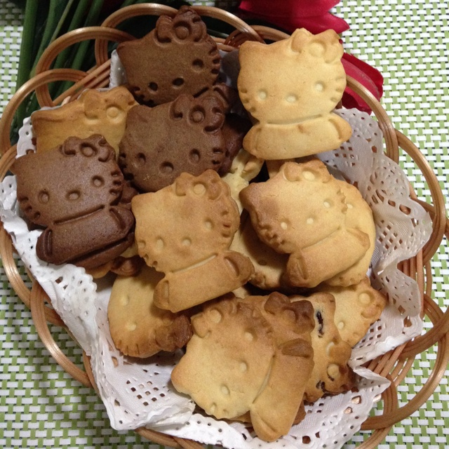 甜脆酥的黄油曲奇饼干