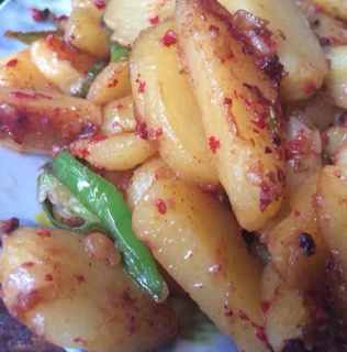 god ☆ child分享作品晚餐612014年9月20日酒糟土豆饼,独特风味