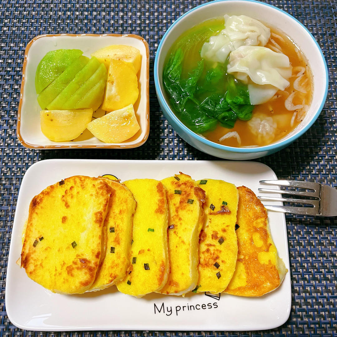 鸡蛋煎馒头片
