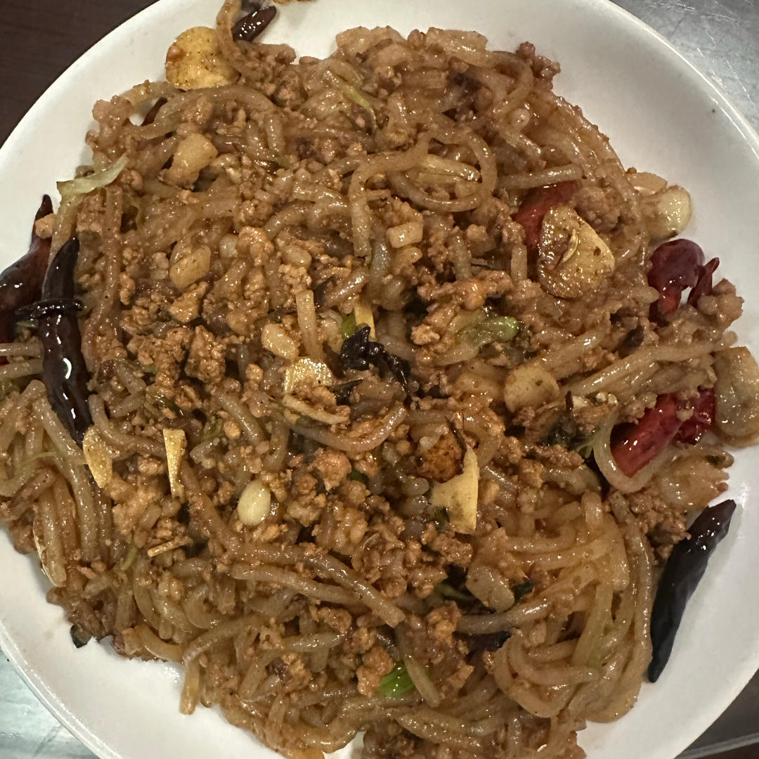肉末炒粉丝