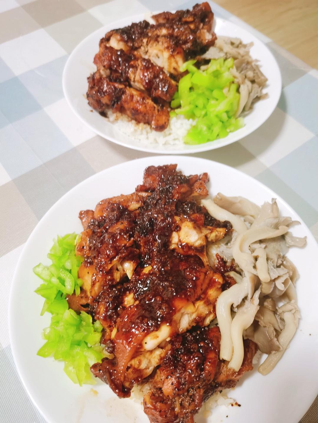 照烧鸡腿饭