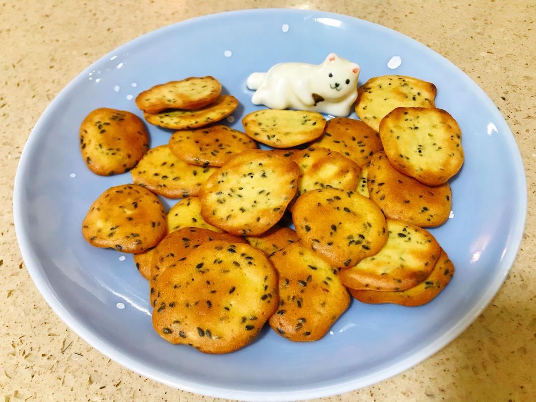 芝麻饼干（少油少糖简单版）