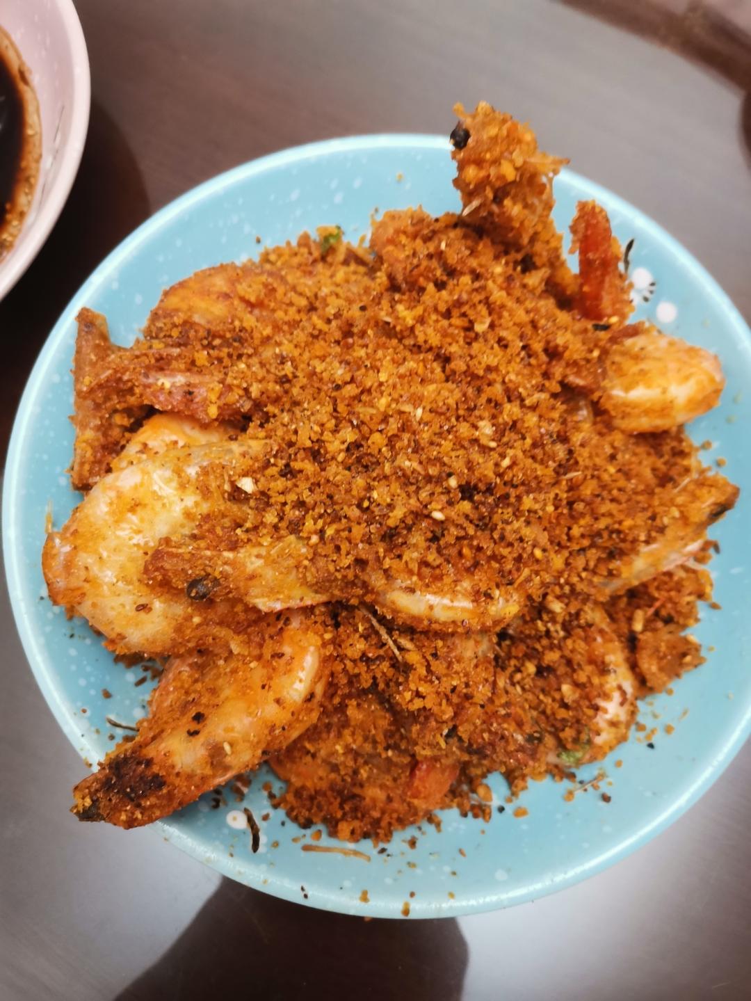 避风塘炒虾
