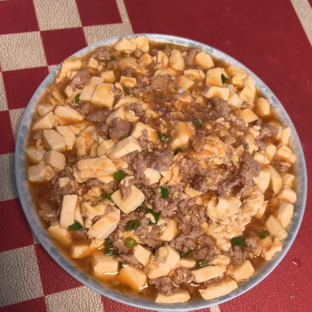 肉末滑蛋豆腐