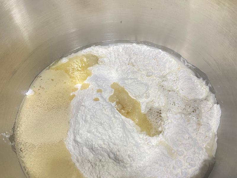 纯奶手撕吐司的做法 步骤1