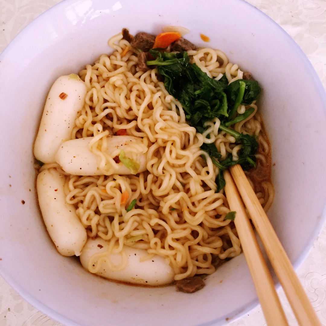 珞莉塔78做的芝士泡面年糕