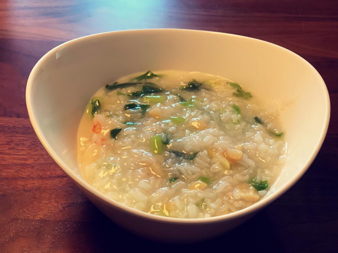 海参虾仁干贝粥
