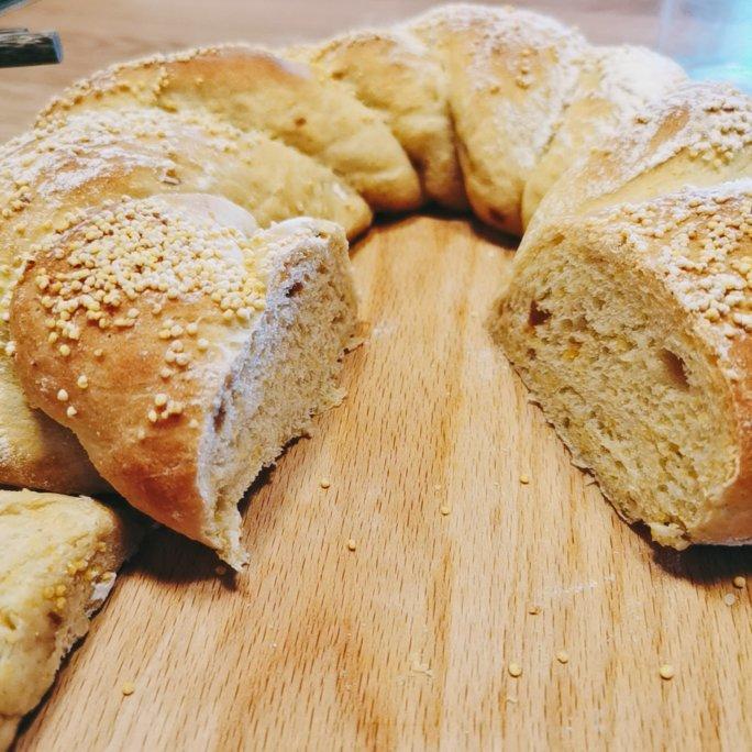 一口入魂的皇冠小米面包