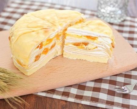 芒果千层蛋糕（平底锅也能做哦！）🍰