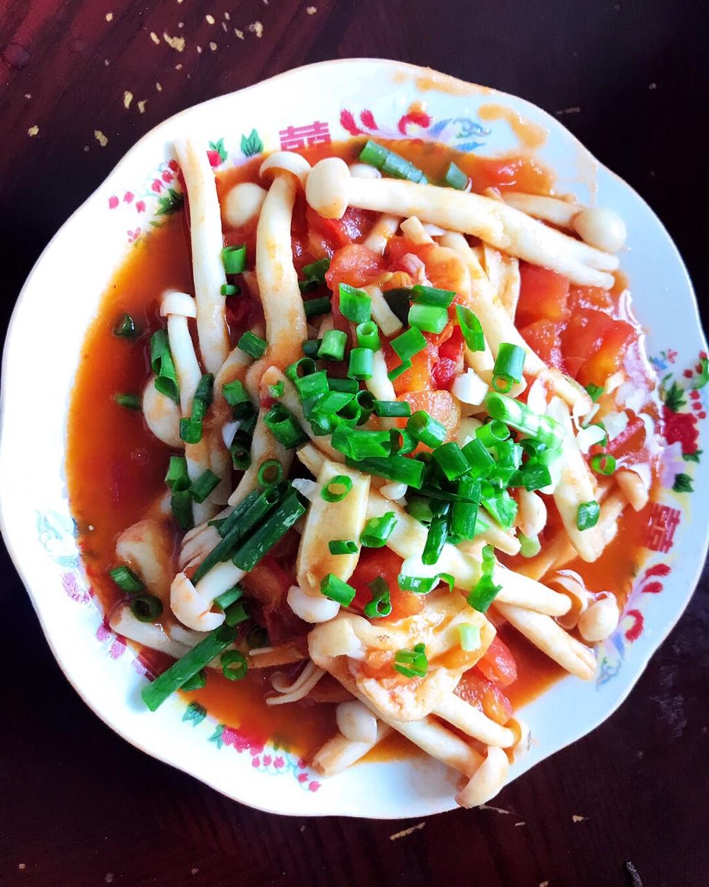 ゛ 诗与胡说っ做的茄汁海鲜菇