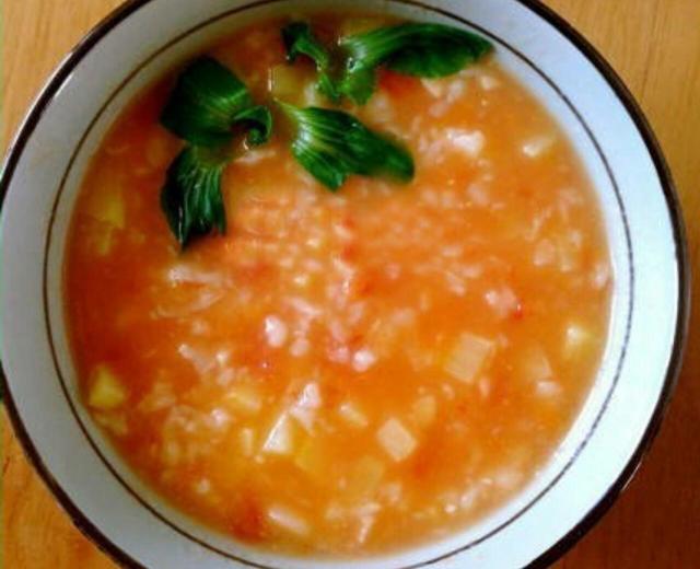 西红柿土豆疙瘩汤的做法