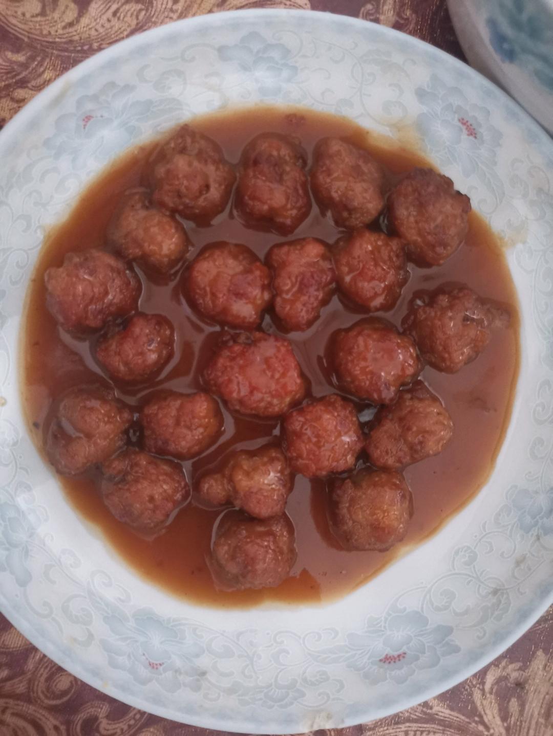 家常糖醋小肉丸