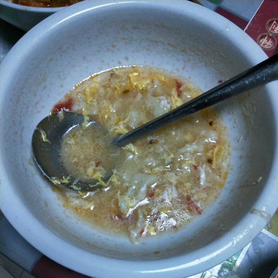 西红柿鸡蛋疙瘩汤