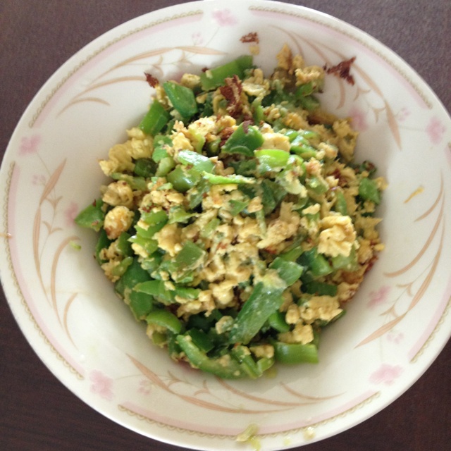 青椒炒鸡蛋