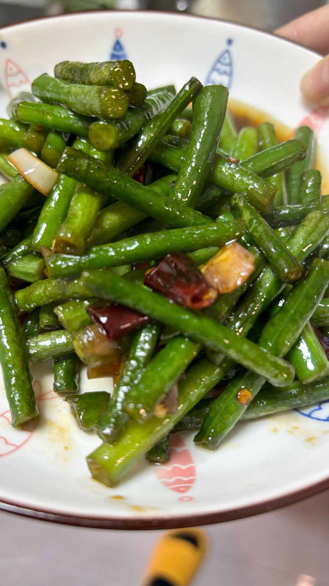 清炒豇豆