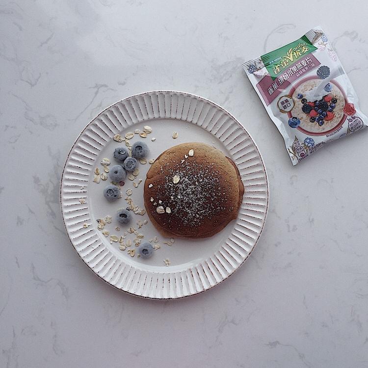 燕麦香蕉松饼的做法