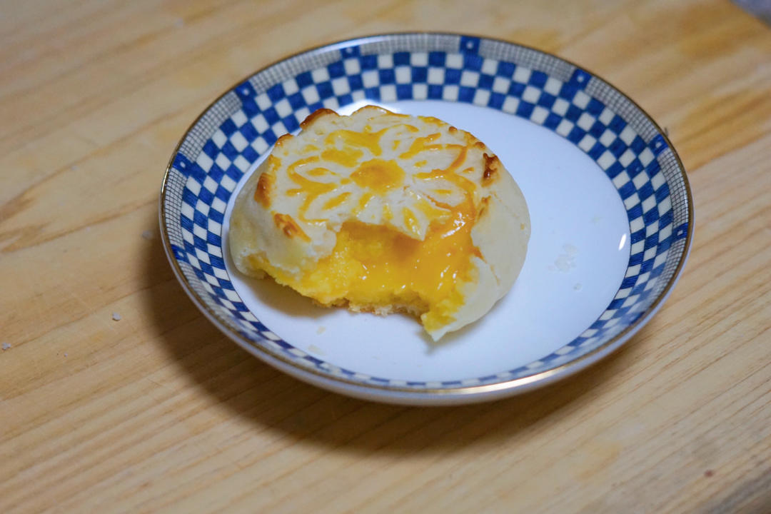 流心奶黄月饼（无吉士粉/转化糖浆版本）【曼食慢语】
