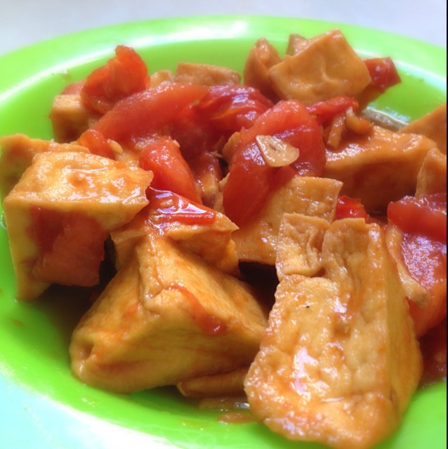 西红柿烧豆腐