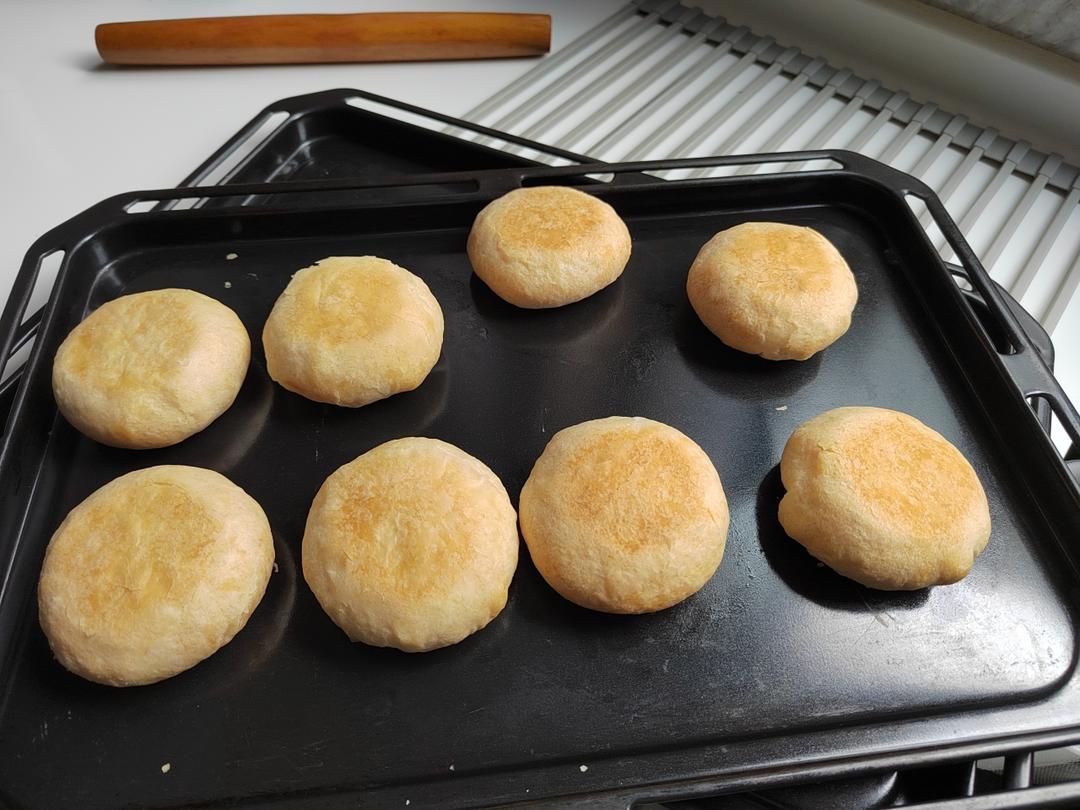 不用揉皮也能做出酥掉渣的绿豆酥饼