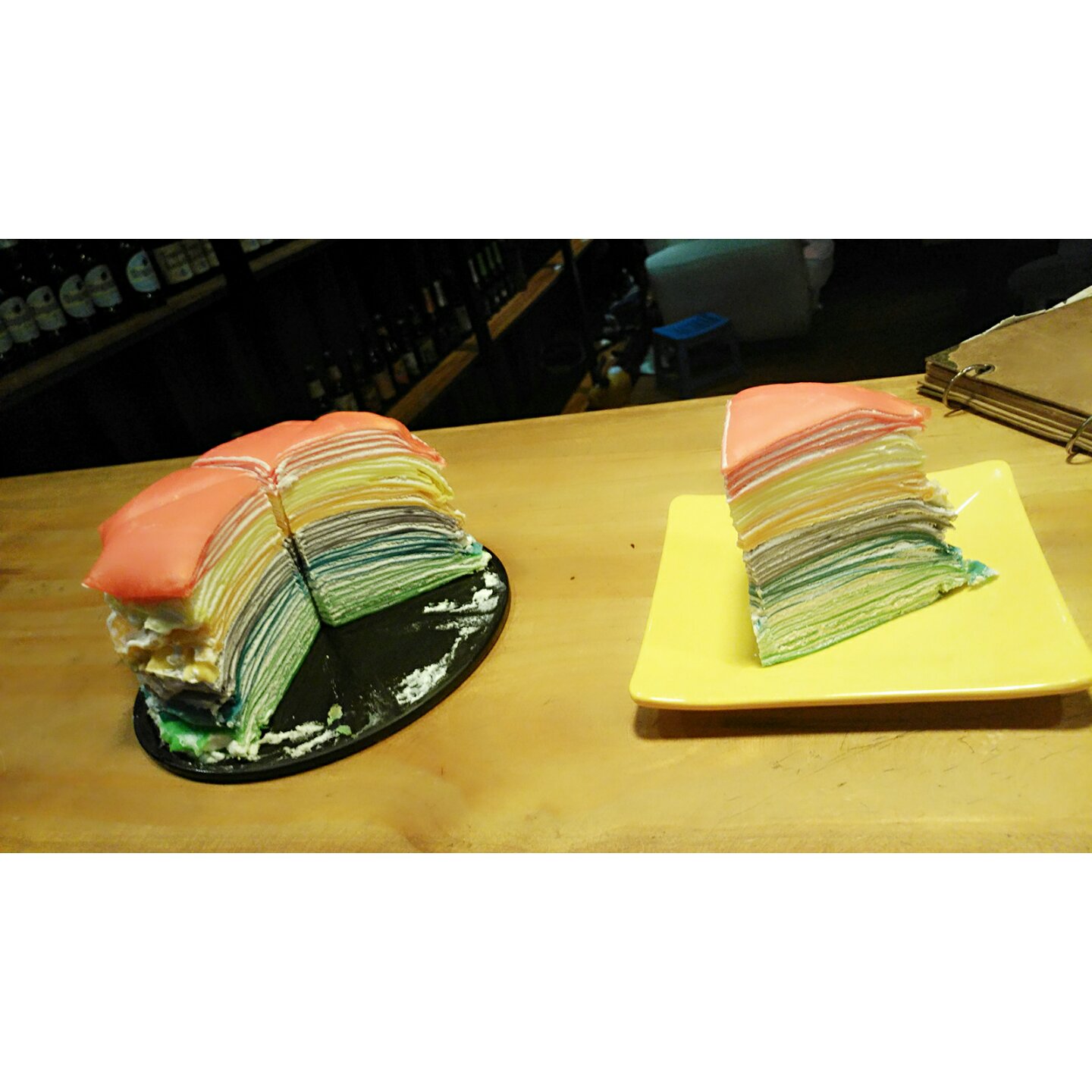 彩虹千层蛋糕 彩虹可丽饼(Mille Crepe Cake)