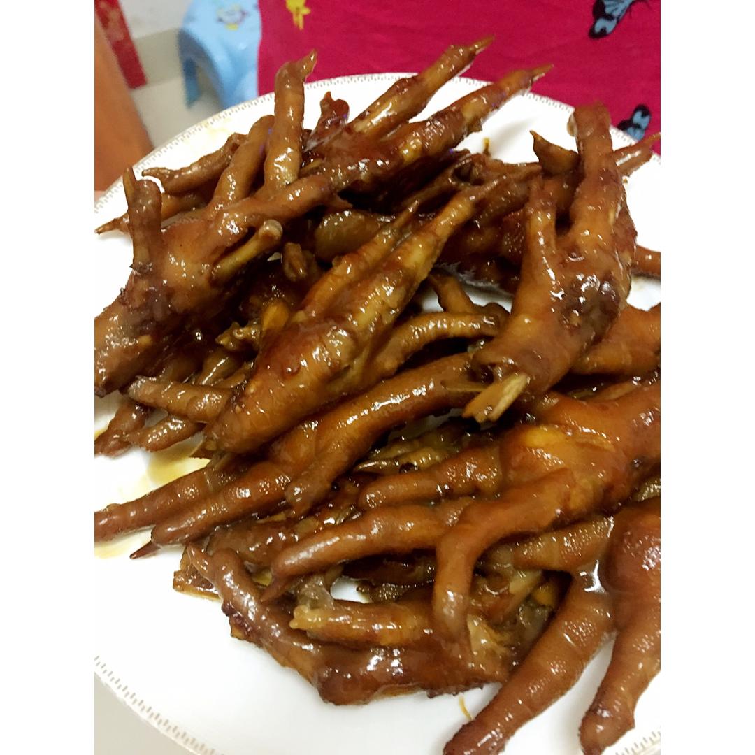 香辣卤鸡爪