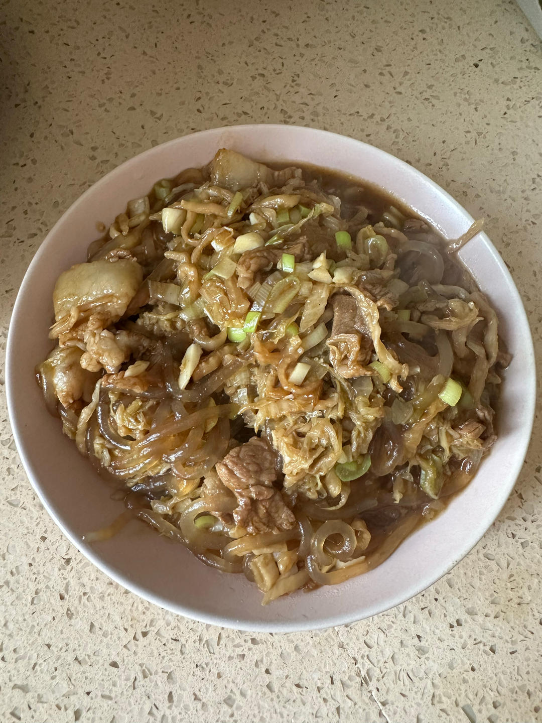 东北酸菜炒粉条（渍菜粉）/附：炖酸菜