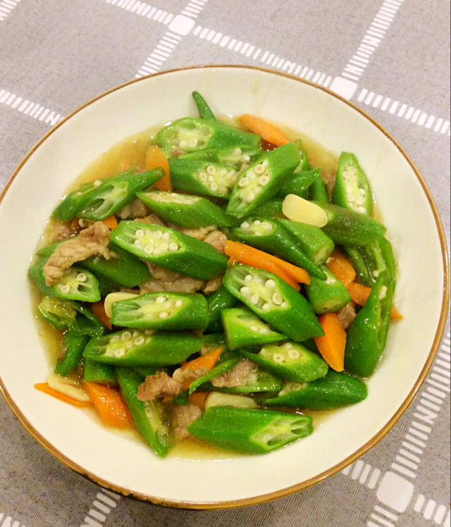 蒜香蚝油秋葵（下饭版）