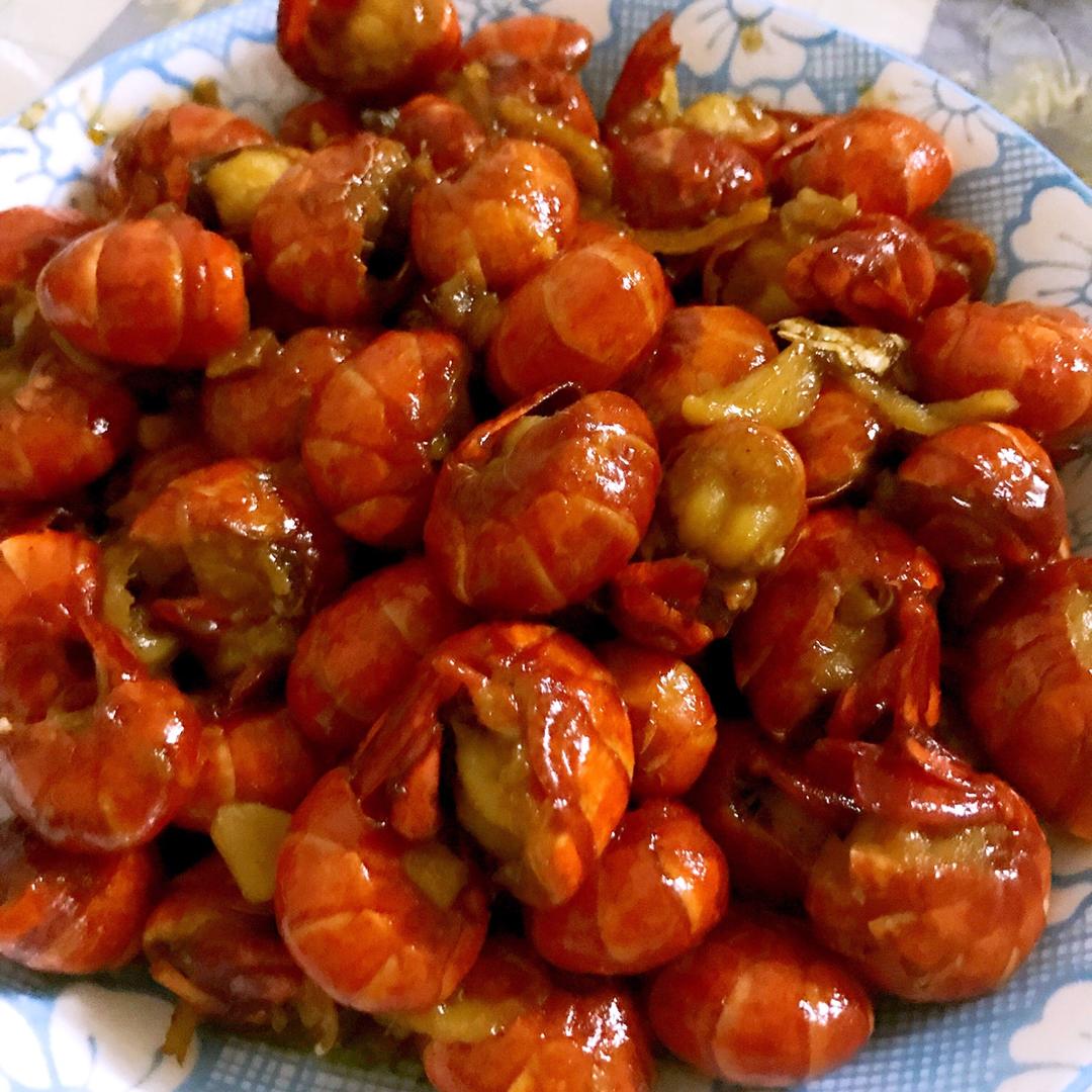 余笑笑私房菜做的烧虾球