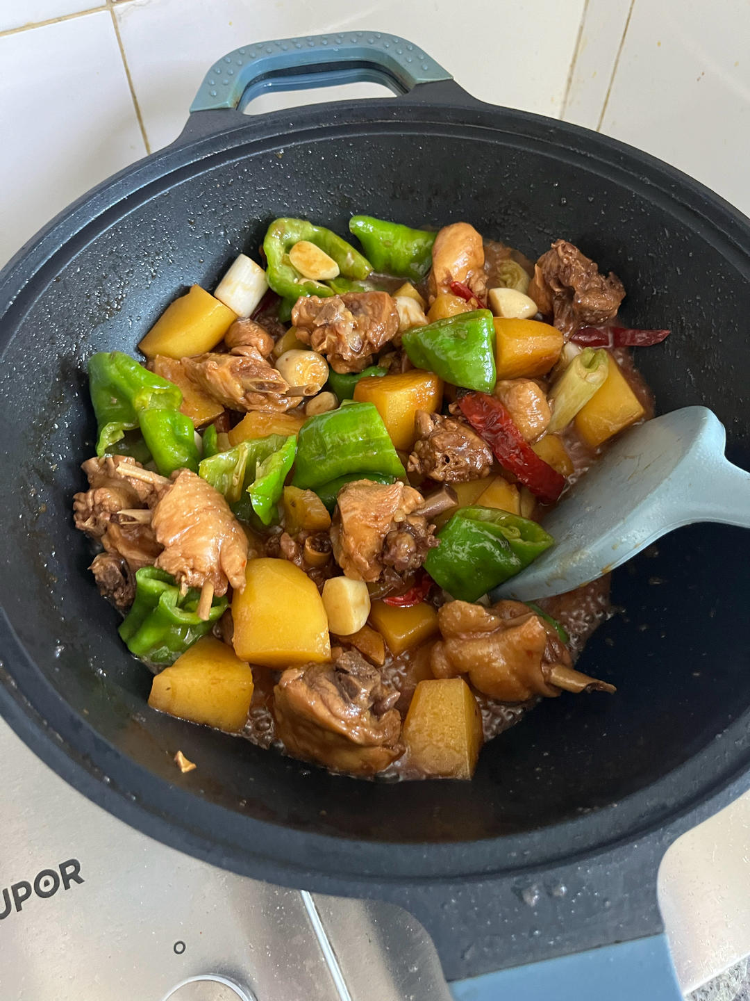 铁锅芦花鸡（新疆风味）