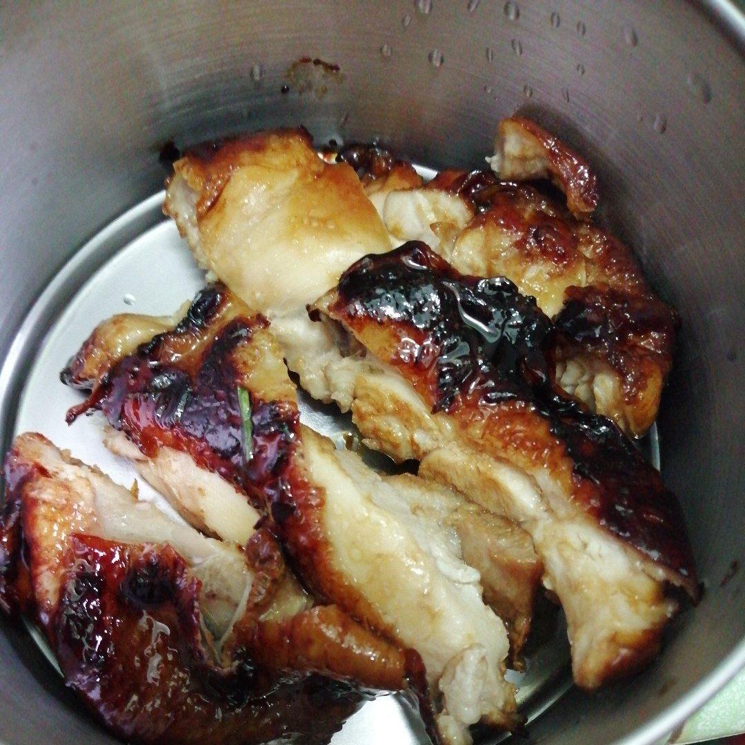 可乐鸡腿盖饭