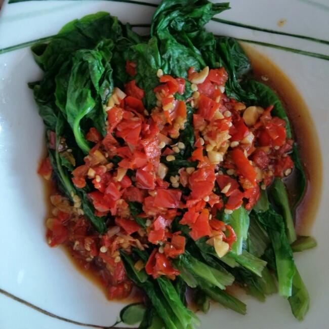 水煮青菜的做法