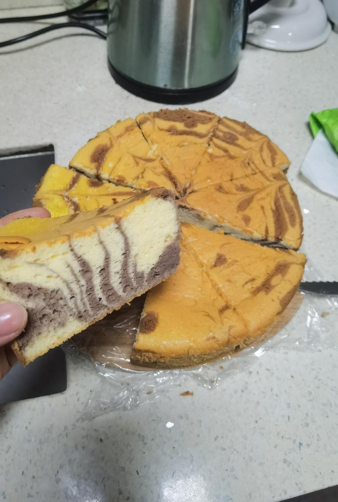 斑马纹戚风蛋糕
