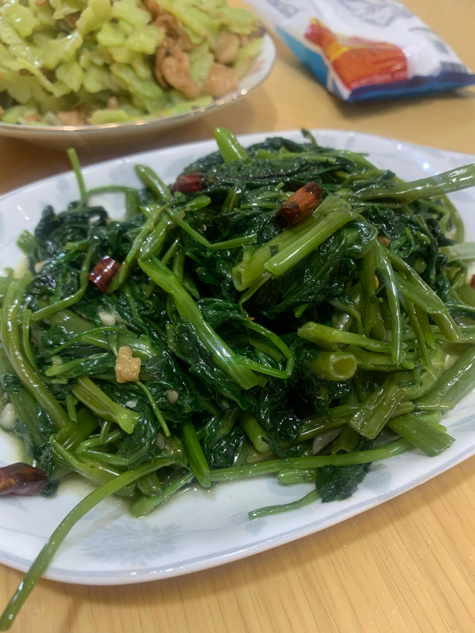 炒空心菜不发黑