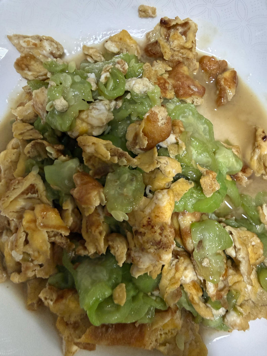 鸡蛋炒丝瓜（媳妇改良版）的做法