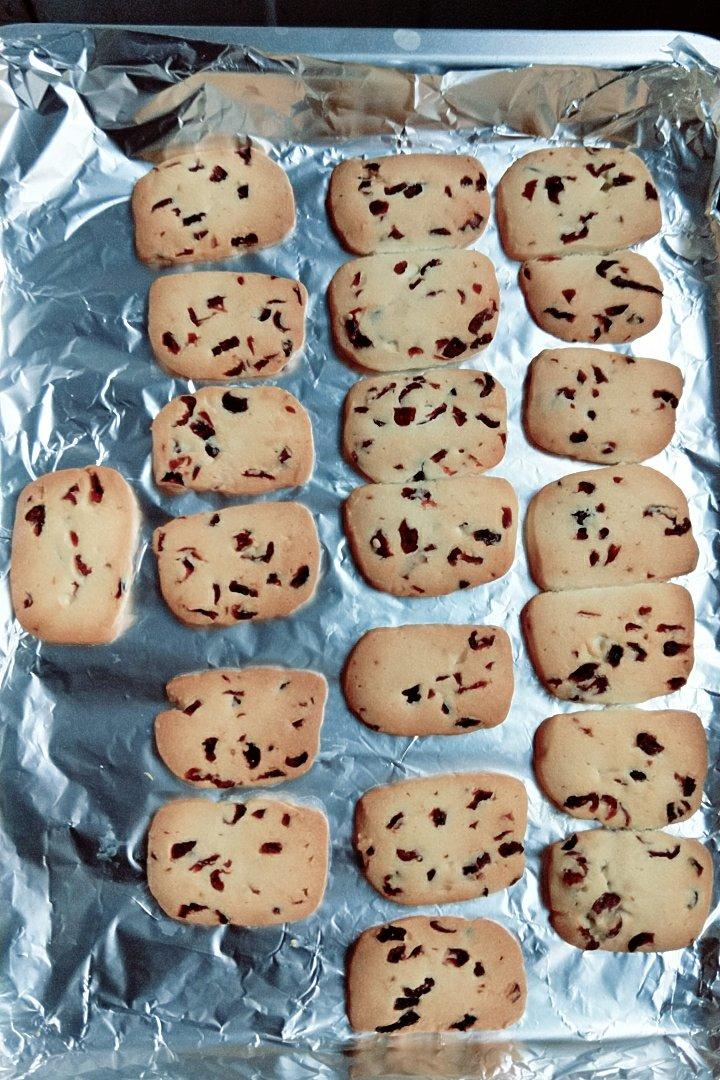 低糖少油版蔓越莓饼干