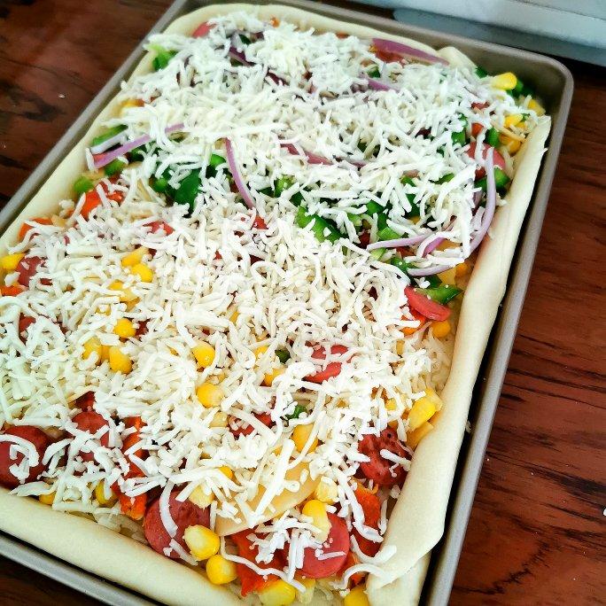 8寸披萨饼皮做法（🉑️厚🉑️薄，🉑️脆🉑️软）4张