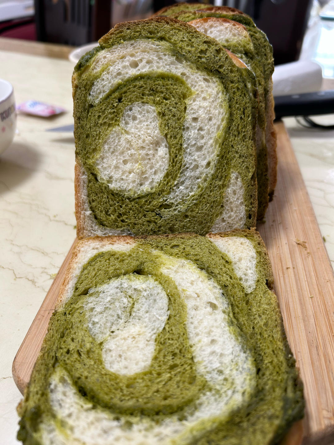 双色斑斓奶酥吐司
