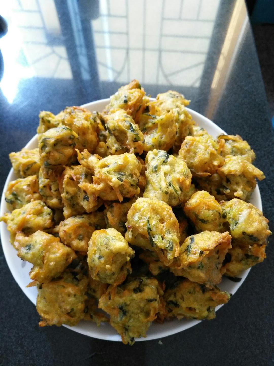 勤羊无敌做的炸素丸子