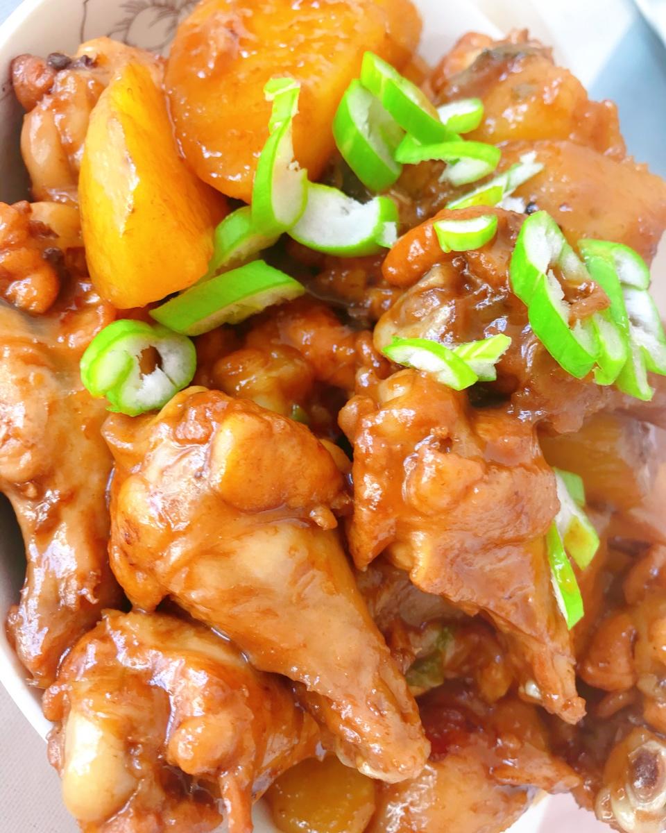 红烧土豆炖鸡腿