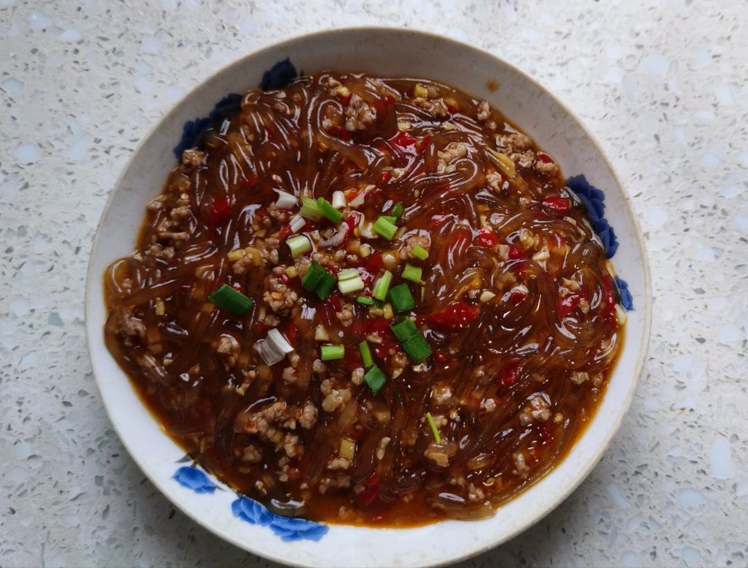 肉末炒粉丝