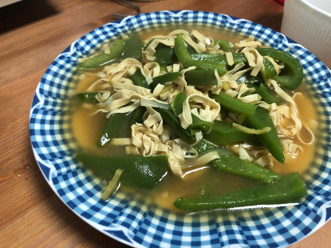 东北尖椒干豆腐