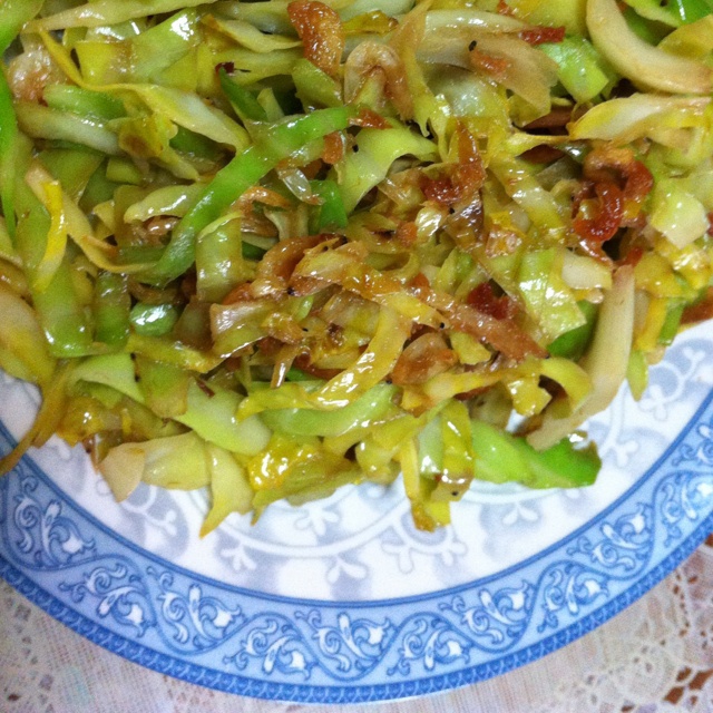 虾米炒白菜