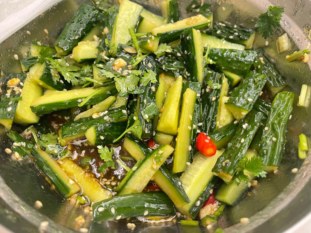 🌈酸酸辣辣巨开胃～超过瘾的凉拌黄瓜